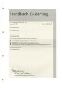 45. Ergänzungslieferung - Handbuch E-Learning