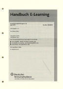 52. Aktualisierungslieferung - Handbuch E-Learning