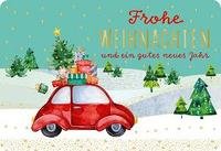 Postkarte. Frohes Fest / Weihnachten / Quer