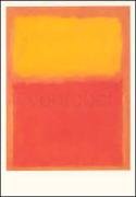 Doppelkarte. Orange und Gelb, 1956