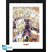 DRAGON BALL - Framed print 'Super Saiyans'