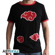 NARUTO SHIPPUDEN - T-shirt 'Akatsuki' man SS black - premium