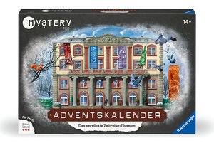 Ravensburger 23853 - Mystery PRO Adventskalender - Das verrückte Zeitreisemuseum - 24 Rätsel für EXIT-Begeisterte Profis ab 14 Jahren