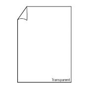 Fine Paper - Blatt DIN A4, Transparent, Hochweiß