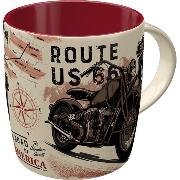 Tasse. Route 66 Bike Map