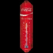 Thermometer. Coca-Cola - Logo Red Wave