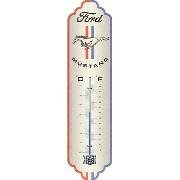 Thermometer. Ford Mustang - Horse & Stripes Logo