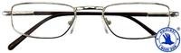 Brille. DOCKER G8700 gold Metallbrille mit Federscharnier +2.00 dpt