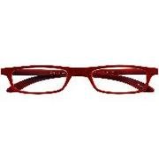 Brille. ZIPPER G27100 rot +1.50 dpt. Kunststoffbrille im Etui