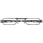 Brille. 9 MM, G5500, antik silber, +1.00 dpt, Reisebrille