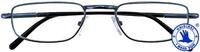 Brille. DOCKER G8900 blau Metallbrille mit Federscharnier +1.50 dpt