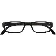 Brille. ACTION G49000 schwarz-matt Kunststoff-Halbbrille +1.50 dpt