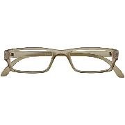 Brille. ACTION G49300 grau-matt Kunststoff-Halbbrille +1.50 dpt