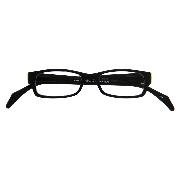 Brille. HANGOVER Selection, G50900, schwarz, Kunststoffbrille, Federtechnik im Etui, +2.00 dpt
