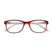 FASHION, G53900, rot, +1.00 dpt, Kunststoffbrille im Stoffetui