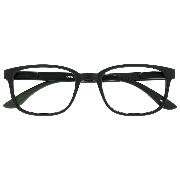 Brille. RAINBOW, G54200, schwarz, +1.50 dpt, Kunststoffbrille mit Federtechnik