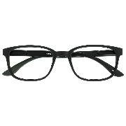 Brille. RAINBOW, G54200, schwarz, +2.00 dpt, Kunststoffbrille mit Federtechnik