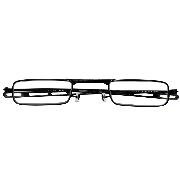 Brille. 9 MM, G5300, schwarz +1.00 dpt, Reisebrille