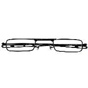 Brille. 9 MM, G5300, schwarz +2.00 dpt, Reisebrille