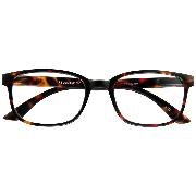 Brille. RELAX, G63600, havanna, Kunststoffbrille mit Federtechnik, +1.00 dpt