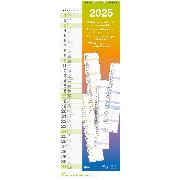 Biella Wandkalender Longus, Wire-O, 12x54,5 cm, 1 Monat pro Seite 2025