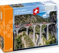 Glacier Express auf Landwasserviadukt