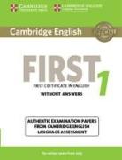 Cambridge English First 1. Student's Book without Answers