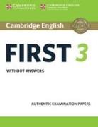 Cambridge English First 3 Student's Book without Answers