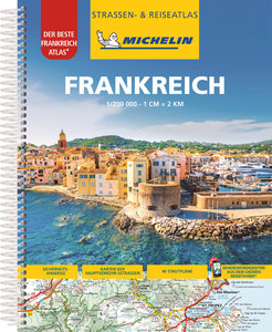 Michelin Atlas Frankreich (DIN A4) Spiralbindung. 1:200'000
