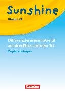 Sunshine, Allgemeine Ausgabe 2006, Band 1/2: 3./4. Schuljahr, Kopiervorlagen zur Differenzierung auf drei Niveaustufen