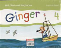 Ginger, Lehr- und Lernmaterial für den früh beginnenden Englischunterricht, Allgemeine Ausgabe - Neubearbeitung, 4. Schuljahr, Bild-, Wort- und Storykarten