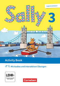 Sally, Englisch ab Klasse 3 - Allgemeine Ausgabe 2020, 3. Schuljahr, Activity Book mit interaktiven Übungen online, Mit Portfolio-Heft