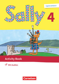 Sally, Englisch ab Klasse 3 - Allgemeine Ausgabe 2020, 4. Schuljahr, Activity Book, Mit Audios und Portfolio-Heft