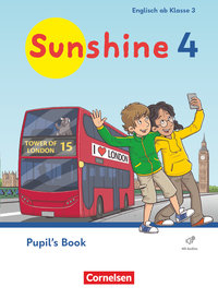 Sunshine, Englisch ab Klasse 3 - Ausgabe 2023, 4. Schuljahr, Pupil's Book, Mit digitalen Medien