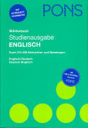 PONS Wörterbuch Studienausgabe. Englisch cpl.