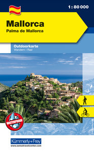 Mallorca Outdoorkarte Spanien 1:80 000. 1:80'000