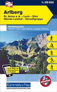 Kümmerly+Frey Outdoorkarte Österreich 3 Arlberg 1:35.000. 1:35'000