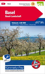 Kümmerly+Frey Velokarte 4 Basel-Landschaft 1:60.000. 1:60'000