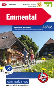 Kümmerly+Frey Velokarte 10 Emmental 1:60.000. 1:60'000