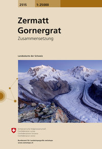 Zermatt, Gornergrat. 1:25'000