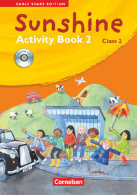 Sunshine, Early Start Edition - Ausgabe 2008, Band 2: 2. Schuljahr, Activity Book mit Lieder-/Text-CD (Kurzfassung)