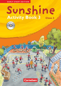 Sunshine, Early Start Edition - Ausgabe 2008, Band 3: 3. Schuljahr, Activity Book mit Lieder-/Text-CD (Kurzfassung)