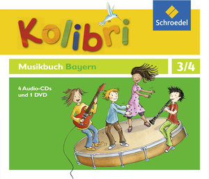 Kolibri: Das Musikbuch DVD und 4 CDs. Grundschulen. Bayern