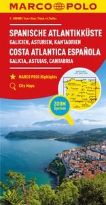 MARCO POLO Regionalkarte Spanische Atlantikküste 1:300.000. 1:300'000