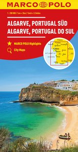 MARCO POLO Regionalkarte Algarve, Portugal Süd 1:200.000. 1:200'000