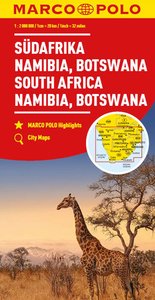 MARCO POLO Kontinentalkarte Südafrika, Namibia, Botswana 1:2 Mio. 1:2'000'000