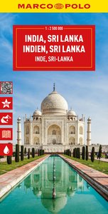 MARCO POLO Reisekarte Indien, Sri Lanka 1:2,5 Mio. 1:2'500'000
