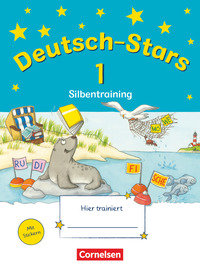 Deutsch-Stars, Allgemeine Ausgabe, 1. Schuljahr, Silbentraining, Übungsheft, Mit Lösungen