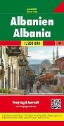 Albanien, Autokarte 1:200.000. 1:200'000