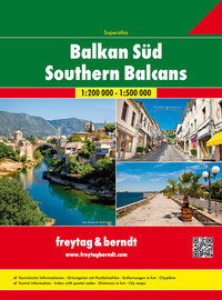 Balkan Süd, Autoatlas 1:200.000 - 1:500.000. 1:200'000